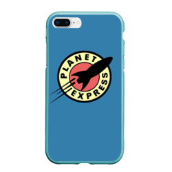 Чехол для iPhone 7Plus/8 Plus матовый Futurama Planet Express