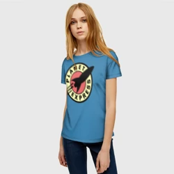 Женская футболка 3D Futurama Planet Express - фото 2