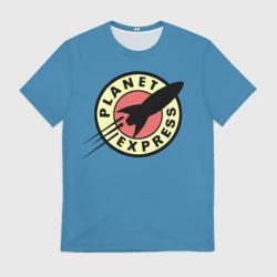 Мужская футболка 3D Futurama Planet Express