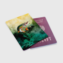 Обложка для паспорта матовая кожа Удача - фото 2