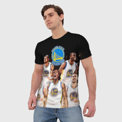 Мужская футболка 3D Golden State Warriors 5 - фото 2