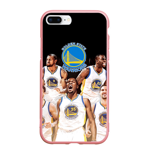 Чехол для iPhone 7Plus/8 Plus матовый Golden State Warriors 5, цвет баблгам