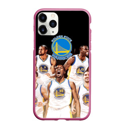 Чехол для iPhone 11 Pro Max матовый Golden State Warriors 5