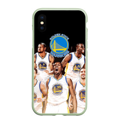 Чехол для iPhone XS Max матовый Golden State Warriors 5