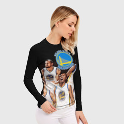 Женский рашгард 3D Golden State Warriors 5 - фото 2