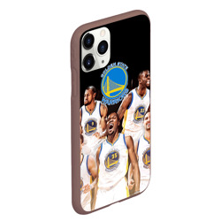 Чехол для iPhone 11 Pro Max матовый Golden State Warriors 5 - фото 2