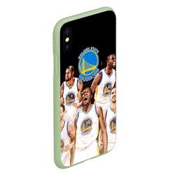 Чехол для iPhone XS Max матовый Golden State Warriors 5 - фото 2