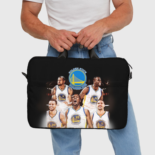 Сумка для ноутбука 3D Golden State Warriors 5, цвет 3D печать - фото 5