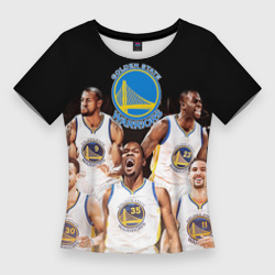 Женская футболка 3D Slim Golden State Warriors 5