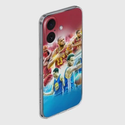 Чехол для iPhone 16 силиконовый с защитой камеры Golden State Warriors 7 - фото 2