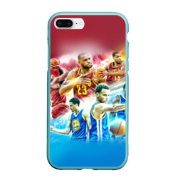 Чехол для iPhone 7Plus/8 Plus матовый Golden State Warriors 7