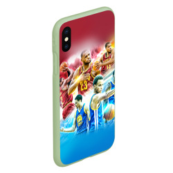 Чехол для iPhone XS Max матовый Golden State Warriors 7 - фото 2