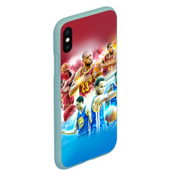 Чехол для iPhone XS Max матовый Golden State Warriors 7 - фото 2