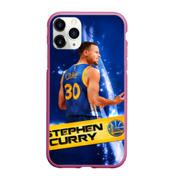 Чехол для iPhone 11 Pro матовый Golden State Warriors 8