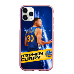 Чехол для iPhone 11 Pro Max матовый Golden State Warriors 8