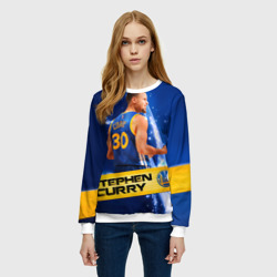 Женский свитшот 3D Golden State Warriors 8 - фото 2