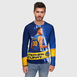 Мужской лонгслив 3D Golden State Warriors 8 - фото 2