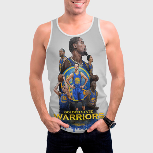 Мужская майка 3D Golden State Warriors 9 - фото 3