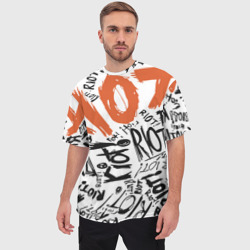 Мужская футболка oversize 3D Paramore 1 - фото 2