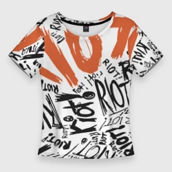 Женская футболка 3D Slim Paramore 1