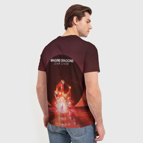 Мужская футболка 3D Imagine Dragons, цвет 3D печать - фото 4