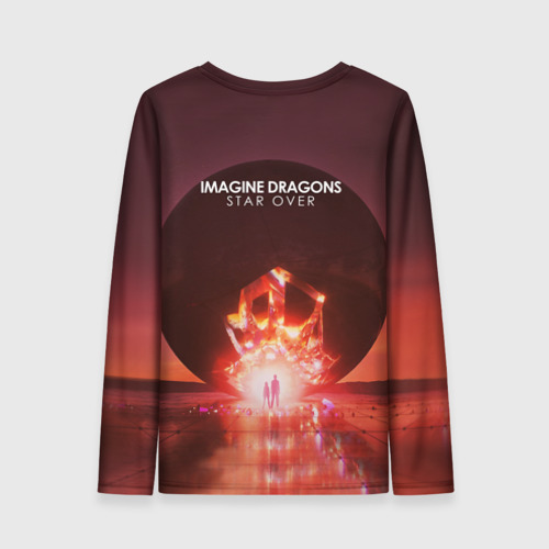 Женский лонгслив 3D Imagine Dragons, цвет 3D печать - фото 2