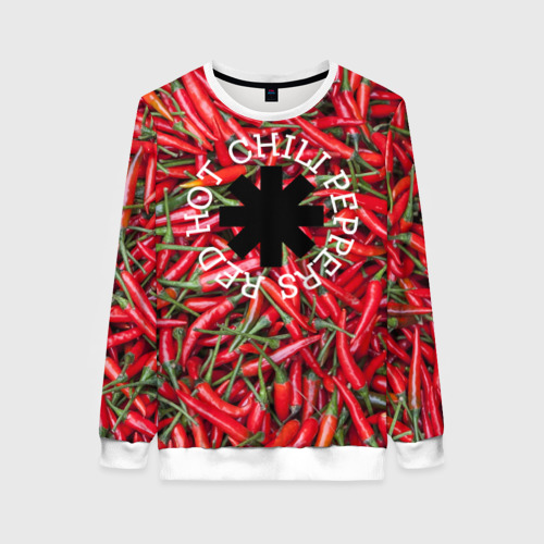 Женский свитшот 3D Red Hot Chili Peppers, цвет 3D печать