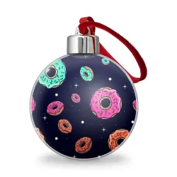 Ёлочный шар Black Milk Космические Пончики