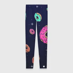 Леггинсы 3D Black Milk Космические Пончики