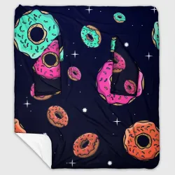 Плед с рукавами Black Milk Космические Пончики