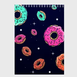 Скетчбук Black Milk Космические Пончики
