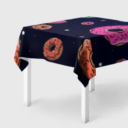 Скатерть 3D Black Milk Космические Пончики