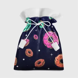 Подарочный 3D мешок Black Milk Космические Пончики