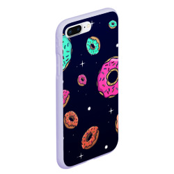 Чехол для iPhone 7Plus/8 Plus матовый Black Milk Космические Пончики - фото 2