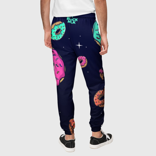 Мужские брюки 3D Black Milk Космические Пончики, цвет 3D печать - фото 5