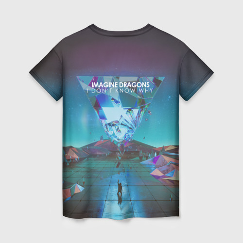 Женская футболка 3D Imagine Dragons, цвет 3D печать - фото 2