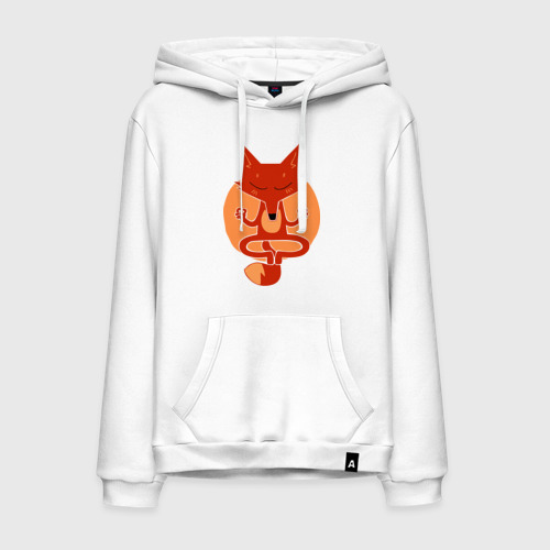 Мужская толстовка хлопок Inner Fox, цвет белый