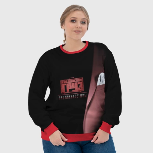 Женский свитшот 3D Каспийский груз - фото 6