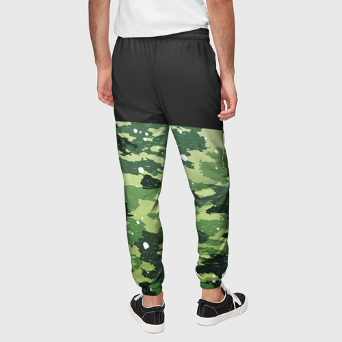 Мужские брюки 3D Black Milk Camo Black Snow - фото 5