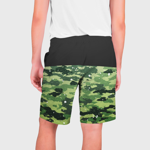 Мужские шорты 3D Black Milk Camo Black Snow - фото 2