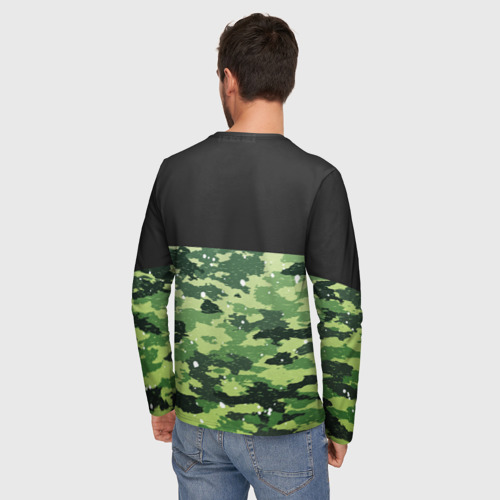 Мужской лонгслив 3D Black Milk Camo Black Snow - фото 4