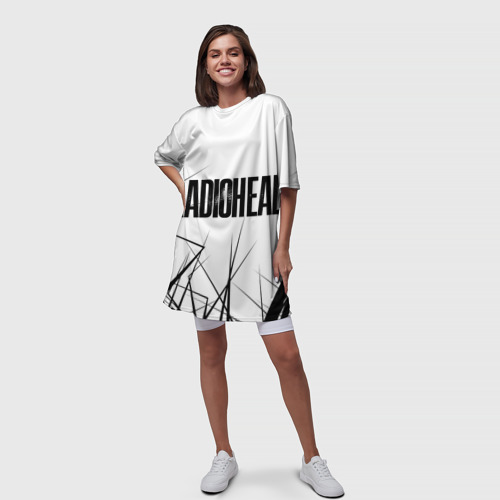 Платье-футболка 3D Radiohead 5, цвет 3D печать - фото 5