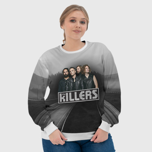 Женский свитшот 3D The Killers 9, цвет 3D печать - фото 6