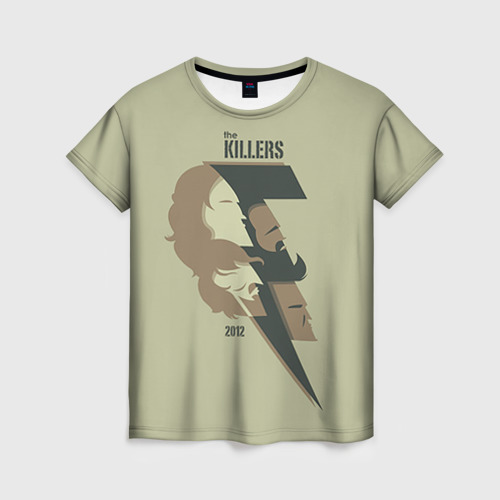 Женская футболка 3D The Killers 8, цвет 3D печать