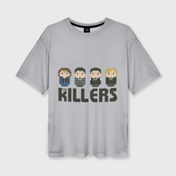 Женская футболка oversize 3D The Killers 3