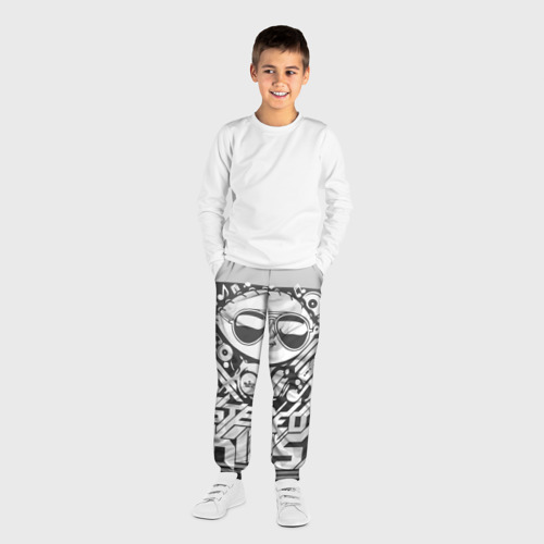 Детские брюки 3D Black Milk Stereo Kids, цвет 3D печать - фото 4