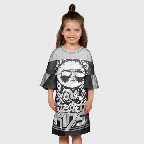 Детское платье 3D Black Milk Stereo Kids, цвет 3D печать - фото 4