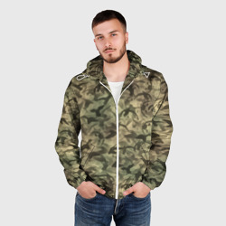 Мужская ветровка 3D Охотничий камуфляж с утками - фото 2