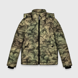 Зимняя куртка для мальчиков 3D Охотничий камуфляж с утками