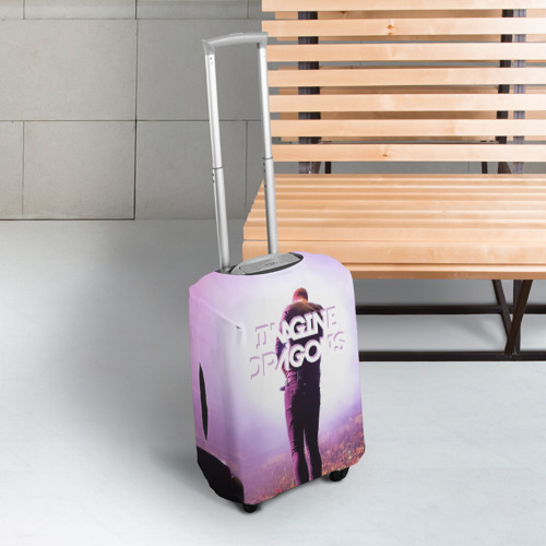 Чехол для чемодана 3D Pink - фото 3